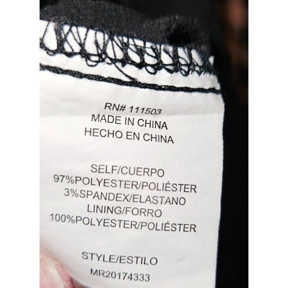 As You Wish Jumpsuit Sz L Black Wide Leg Cut Out Cross Over Knot Front Tie Back - Picture 9 of 10